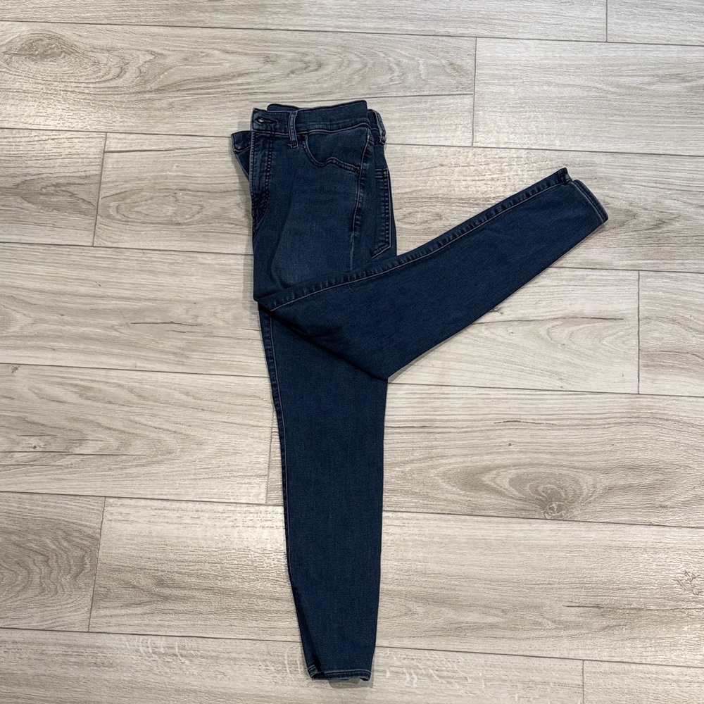 Express Dark Blue Women's Skinny Jeans